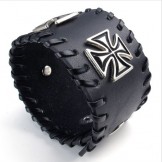 Skillful Manufacture Delicate Colors Reliable Quality Titanium Leather Bangle