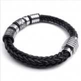 Skillful Manufacture Delicate Colors Reliable Quality Titanium Leather Bangle