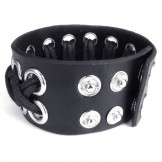 Skillful Manufacture Delicate Colors Reliable Quality Titanium Leather Bangle