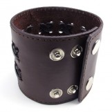 Finely Processed Delicate Colors Reliable Quality Titanium Leather Bangle