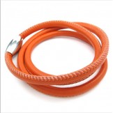 Deft Design Delicate Colors Excellent Quality Titanium Leather Necklace