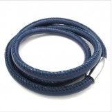 Deft Design Delicate Colors Excellent Quality Titanium Leather Necklace