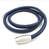 Deft Design Delicate Colors Excellent Quality Titanium Leather Necklace