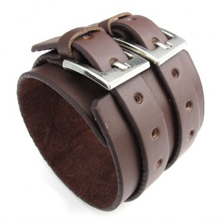 Skillful Manufacture Delicate Colors Reliable Quality Titanium Leather Bangle