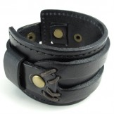 Skillful Manufacture Delicate Colors Reliable Quality Titanium Leather Bangle