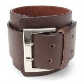 Skillful Manufacture Delicate Colors Reliable Quality Titanium Leather Bangle