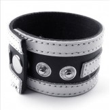 Skillful Manufacture Delicate Colors Reliable Quality Titanium Leather Bangle