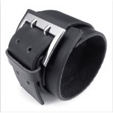 Skillful Manufacture Delicate Colors Reliable Quality Titanium Leather Bangle