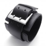 Skillful Manufacture Delicate Colors Reliable Quality Titanium Leather Bangle