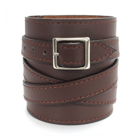 Finely Processed Delicate Colors Reliable Quality Titanium Leather Bangle