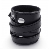 Finely Processed Delicate Colors Reliable Quality Titanium Leather Bangle