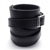 Finely Processed Delicate Colors Reliable Quality Titanium Leather Bangle