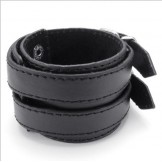 Skillful Manufacture Delicate Colors Reliable Quality Titanium Leather Bangle