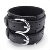 Skillful Manufacture Delicate Colors Reliable Quality Titanium Leather Bangle
