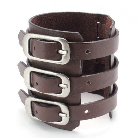 Skillful Manufacture Delicate Colors Reliable Quality Titanium Leather Bangle