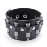 Skillful Manufacture Delicate Colors Reliable Quality Titanium Leather Bangle