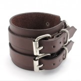 Skillful Manufacture Delicate Colors Reliable Quality Titanium Leather Bangle
