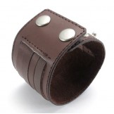 Skillful Manufacture Delicate Colors Reliable Quality Titanium Leather Bangle