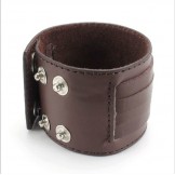 Skillful Manufacture Delicate Colors Reliable Quality Titanium Leather Bangle