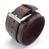 Skillful Manufacture Delicate Colors Reliable Quality Titanium Leather Bangle