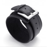 Skillful Manufacture Delicate Colors Reliable Quality Titanium Leather Bangle