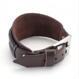 Skillful Manufacture Delicate Colors Reliable Quality Titanium Leather Bangle