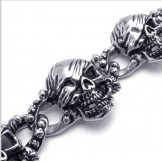 Modern Design Delicate Colors Excellent Quality Titanium Leather Bracelet