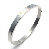 Elegant Shape Color Brilliancy Excellent Quality Titanium Bangle