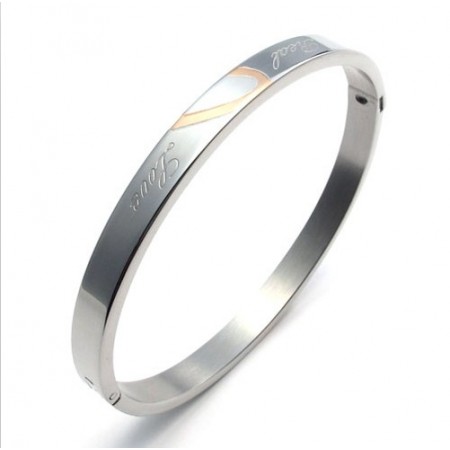 Elegant Shape Color Brilliancy Excellent Quality Titanium Bangle