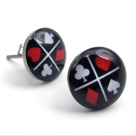Elegant Shape Colorful Stable Quality Titanium Earrings