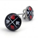 Elegant Shape Colorful Stable Quality Titanium Earrings