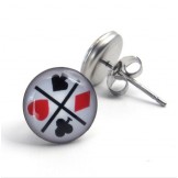 Skillful Manufacture Colorful Stable Quality Titanium Earrings