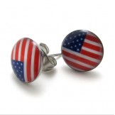 Modern Design Colorful Stable Quality Titanium Earrings