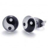 Finely Processed Delicate Colors High Quality Titanium Earrings