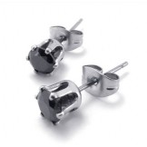 Elegant Shape Color Brilliancy Stable Quality Titanium Earrings