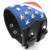 Modern Design Colorful Stable Quality Titanium Leather Bangle