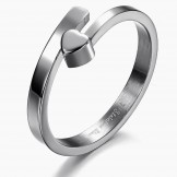 The King of Quantity Female Sweetheart Titanium Ring 