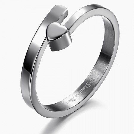 The King of Quantity Female Sweetheart Titanium Ring 