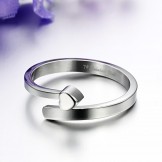 The King of Quantity Female Sweetheart Titanium Ring 