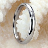 Reliable Quality Female Titanium Ring With Rhinestone
