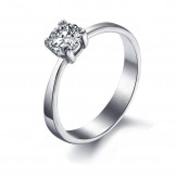 Quality and Quantity Assured Female Titanium Ring With Rhinestone