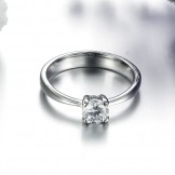 Quality and Quantity Assured Female Titanium Ring With Rhinestone