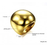 The King of Quantity Male Exaggerate Titanium Ring