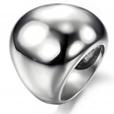 Wide Varieties Exaggerate Titanium Ring 