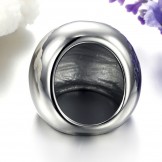 Wide Varieties Exaggerate Titanium Ring 