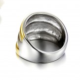 Well-known for Its Fine Quality Exaggerate Titanium Ring 
