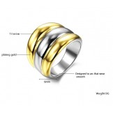 Well-known for Its Fine Quality Exaggerate Titanium Ring 