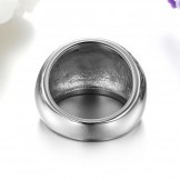The Queen of Quality Exaggerate Titanium Ring 