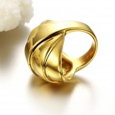 High Quality Exaggerate Titanium Ring 