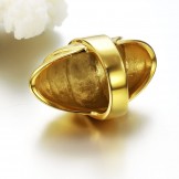 High Quality Exaggerate Titanium Ring 